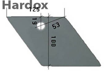 Lemiesz przedpłużka HARDOX 7422000/P części do pługa VENTZKI