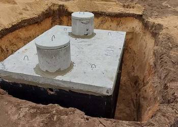 Szambo betonowe dwukomorowe 10m3 z podziałem na 2/3