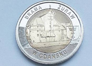 POLSKA-5 ZŁ-2021 r-CuNi/B-AI (BRAMA ŻURAW W GDAŃSKU)
