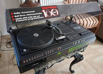 Zabytkowy Gramofon Dual 1237 A Metz Hi Fi Studio Center 4730 Vintage