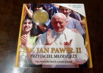 Numizmat św. Jan Paweł II Przyjaciel Młodzieży 2016