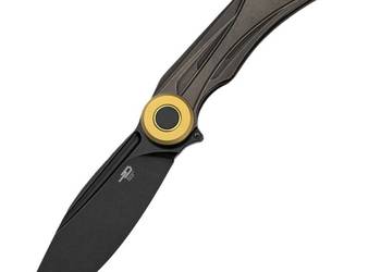 Nóż składany Bestech Seraph Black/Bronze Titanium, Black Stonewashed M390…
