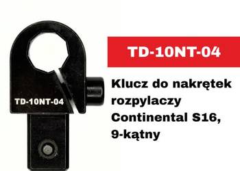 TD-10NT-04 Klucz nasadowy do nakrętek wtryskiwaczy Continental S16, 9-kątny