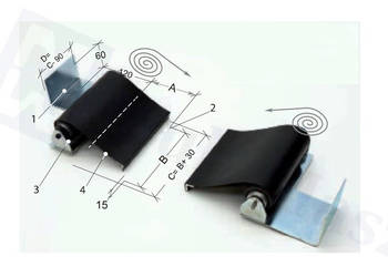 Rolosłona śruby pociągowej tokarki TUR630M