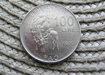 Włochy 100 Lirów 1979r - FAO - Ładna