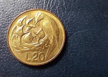 Stare monety 20 lir 1975 San Marino