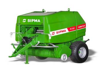 Prasa zwijająca stałokomorowa łańcuchowa Sipma PS 1211 FARMA PLUS. Od ręki.