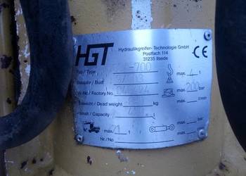 Łyżka czerpakowa hds chwytakowa duża solidna stan bdb