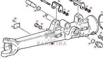 Fendt Favorit 514 Obudowa Przedniej Osi CZĘŚCI F514300020060