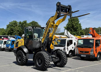 średnia kołowa New Holland W70C Compact Widły + Łyżka Jak Nowa 1000 mth Kl…