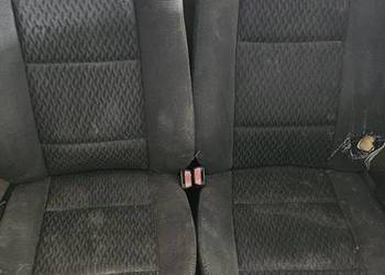 Fotele bmw e46 z podgrzewaniem + tylna kanapa z oparciami