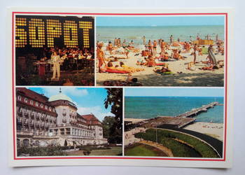 Pocztówka Sopot 1992r.