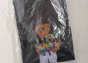 Bluza bawełniana Polo Ralpha Laurena - seria z misiem Polo, czarna L