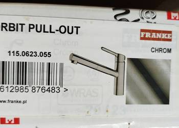 Bateria kuchenna z wyciąganą wylewką Orbit pull-out Franke