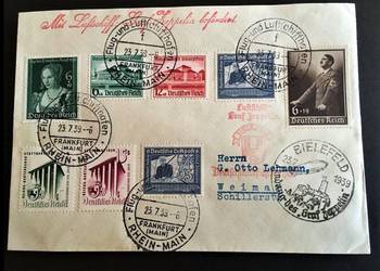 NIEMCY  1939 - ZEPPELIN - BIELEFELD! GRATIS WYSYŁKA!