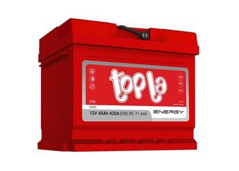 Akumulator TOPLA ENERGY 45Ah 420A P+ MARCO SIEDLCE  Akumulatory