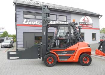 Wózek widłowy Linde H60D-03 Chwytak do bel Stabau