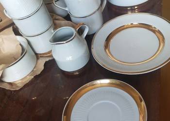 Serwis do kawy Roman porcelana Chodzież PRL