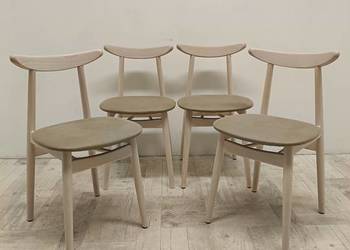 krzesło krzesła model Duński  Prl design Finn A-1609 nowe