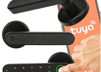 Zamek elektroniczny do drzwi klamka na kod odcisk palca bluetooth