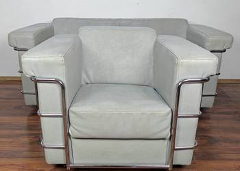 Komplet wypoczynkowy sofa fotel chromKomplet wypoczynkowy