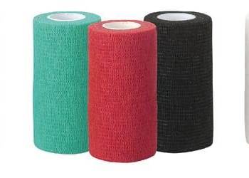 Bandaże samoprzylepny, czerwony, 7.5cm VV1045