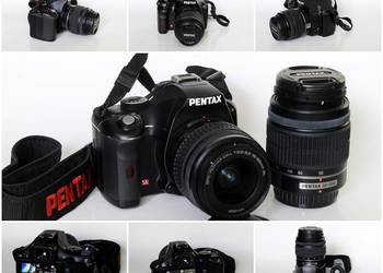 Pentax Kx w zestawie 2 obiektywy . Prawie nowy.Przebieg migawki 3626 zdjęć