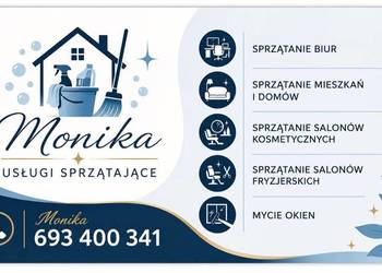 Usługi sprzątające biura mieszkania domy salony kosmetyczne i fryzjerskie