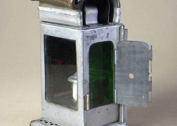 Stara kolejowa sygnałowa lampa świecowa XIX/XX wiek