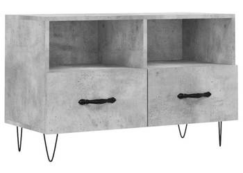 Szafka pod TV szarość betonu 80x36x50 cm WM-828968