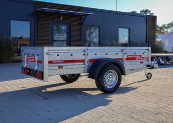 Przyczepka TEMARED PRO BRAKE 2612 wzmacniane burty DMC 1000 kg