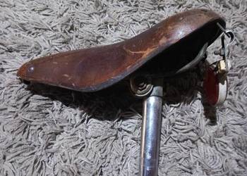 Siodełko skórzane  favorit 53czasy PRL