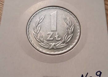 1 złoty 1949 r Aluminium- nr 9 - Mennicza 1 złoty 1949 r Aluminium- nr 9 - Mennicza