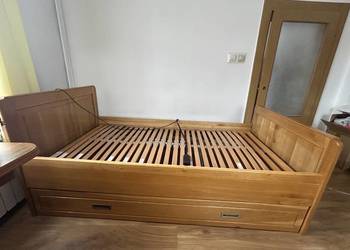 Łóżko z litego drzewa dębowego dł. 200/100 szer