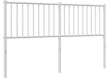Metalowe wezgłowie białe 160 cm WM-350966