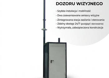 Mobilna Wieża Monitoringu CCTV | 8x Kamera 6Mpix | UPS | FV | Budowa