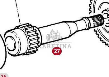 Fendt Favorit 514 Wał Skrzyni Biegów CZĘŚCI 514100080101
