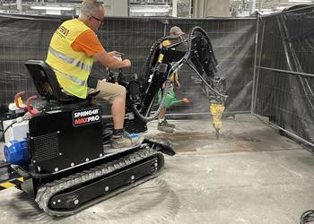 Nowa Elektryczna Minikoparka SpringerMAX-PRO-E Koparka pod Młot