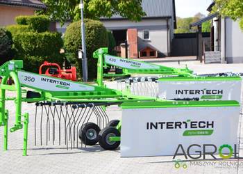 Zgrabiarka jedno karuzelowa INTER-TECH ZKT-3.5m tandem 4.2m SIP