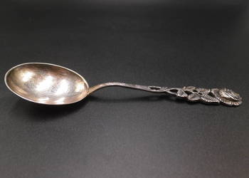 Łyżka do śmietany 16 cm stara posrebrzana Antiko Niemcy