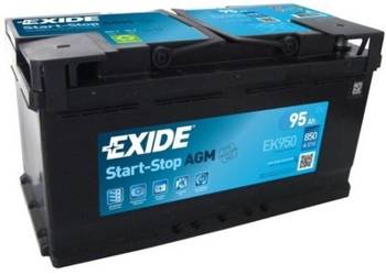 Akumulator EXIDE AGM 95Ah/850A START STOP EK950