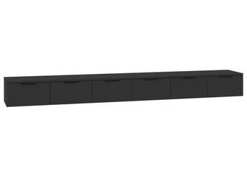 Szafki wiszące 2 szt. czarne 102x30x20 cm WM-3115901