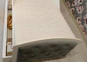 Łóżko tapicerowane pikowana 165 x 85