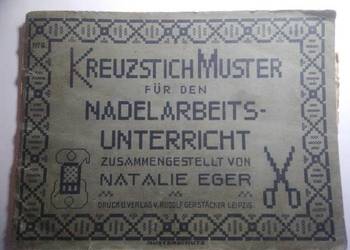 Książeczka do nauki haftu ręcznego z 1920 roku