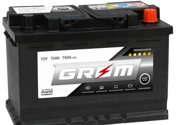 Akumulator 70Ah 760A GROM AGM START&STOP