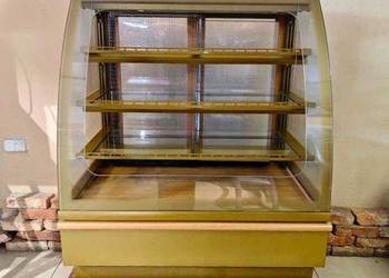 Witryna chłodnicza gastronomiczna 100cm - przeszklona, samoobsługowa