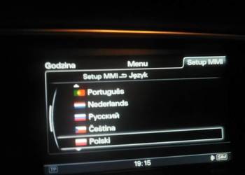 Język polski, Polskie menu, Jezyk PL Audi Mapy Konwersja USA