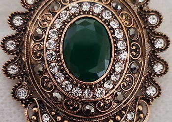 Broszka owalna antyczna