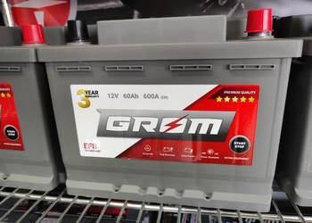 Akumulator 60Ah 600A GROM EFB START&STOP Prawy Plus DTR