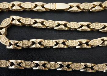 NOWY ZŁOTY ŁAŃCUSZEK - ATRAKCYJNY AWANGARDOWY SPLOT 125G